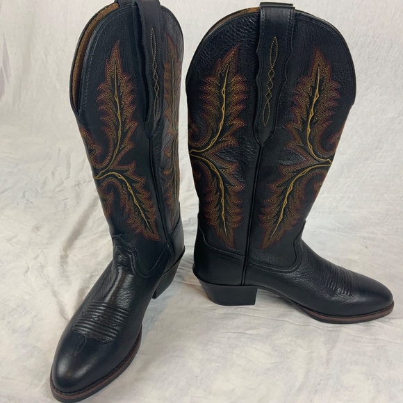 Ariat Heritage Elastic Calf Western Boots — Women’s 7B — Black — New Without Box - Picture 2 of 4